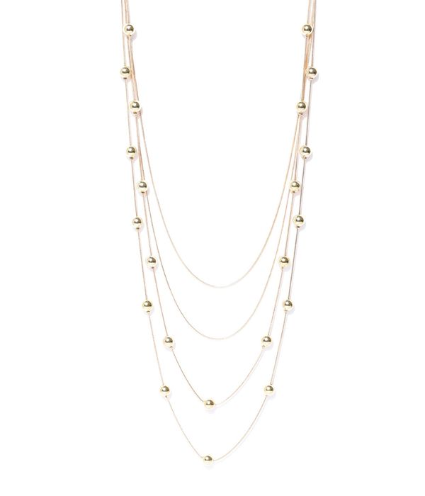 YouBella Gold-Plated Layered Necklace